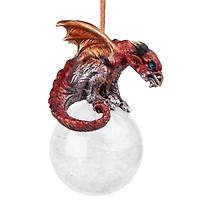 Design Toscano The Pensive Percher Dragon 2018 Collectible Holiday Ornament