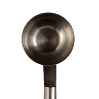 Hello Honey 5-Piece Stainless Steel and Mango Wood Bar Tools with Stand, Nickel Finish and Natural