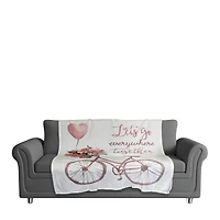 Let's Go Everywhere Together Throw Blanket