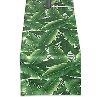 Banana Leaf Outdoor Table Runner With Zipper 14" x 108"