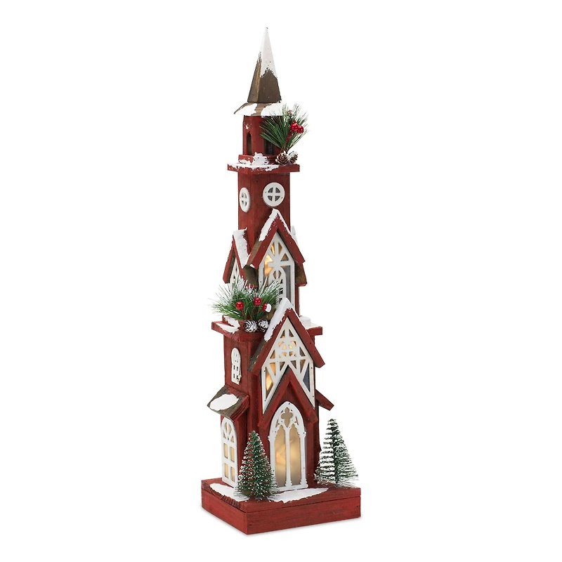24" Wooden Church Replica