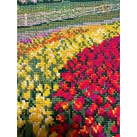 RIOLIS Tulip Field Counted Cross Stitch Kit