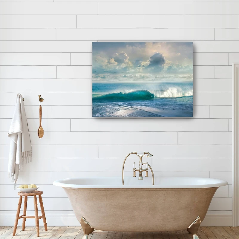 Watching the Waves Canvas Giclee