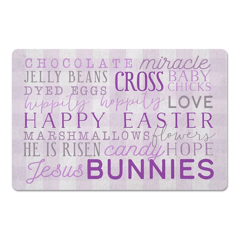 Easter Day Words 3 27" x 18" Floor Mat