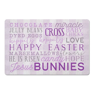Easter Day Words 3 27" x 18" Floor Mat