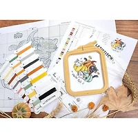 LetiStitch Hello Fall Counted Cross Stitch Kit