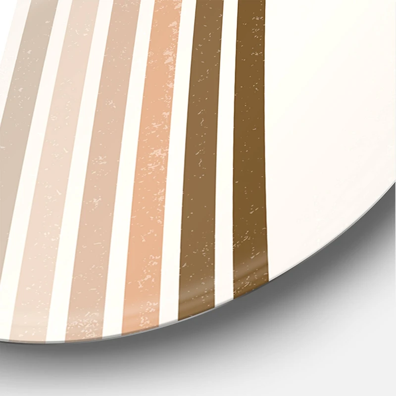 Designart - Abstract Sun and Moon With Green Leaf I