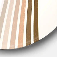 Designart - Abstract Sun and Moon With Green Leaf I