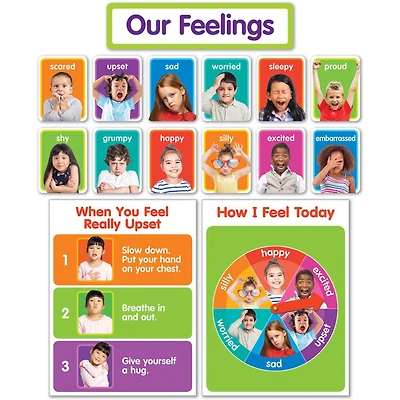Scholastic® Teaching Resources Our Feelings Bulletin Board Set, 15ct.