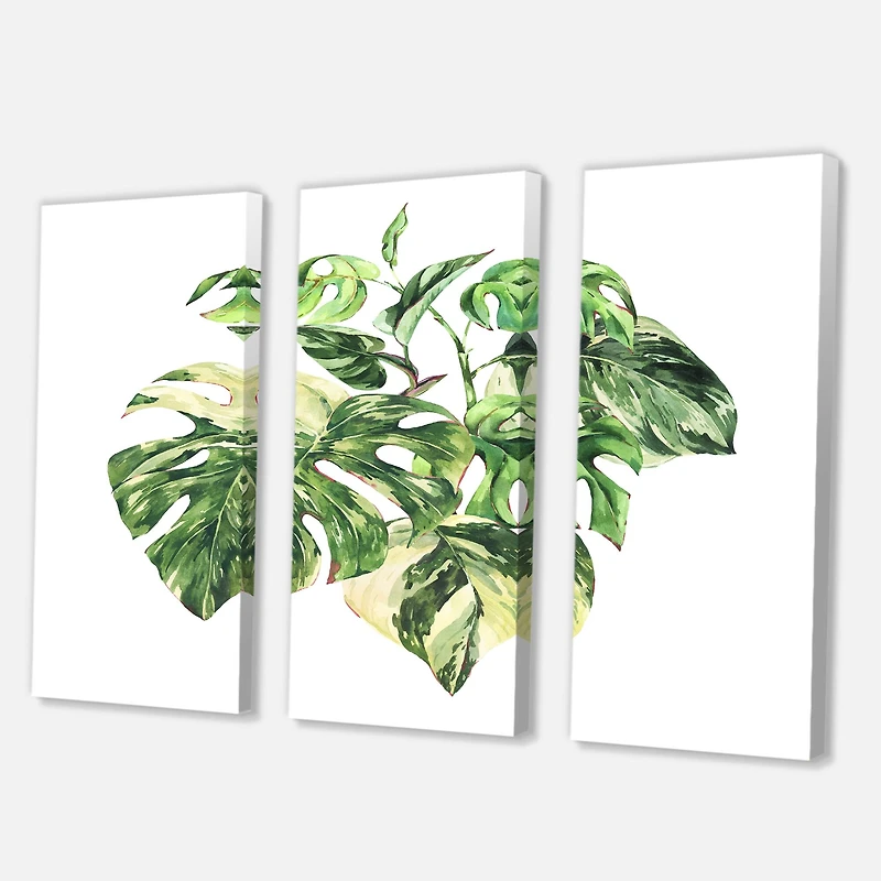 Designart - Tropical Green Leaves In Summer Times I