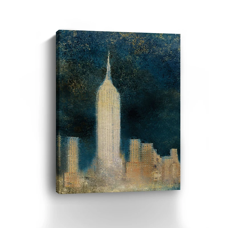 Misty New York Abstract I Canvas Giclee