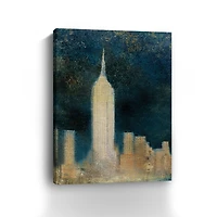 Misty New York Abstract I Canvas Giclee