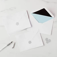 5.25" x 7.25" Black Foil Lined Envelopes by Recollections™, 10ct.