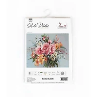 Luca-s Flower Bouquet Counted Cross Stitch Kit