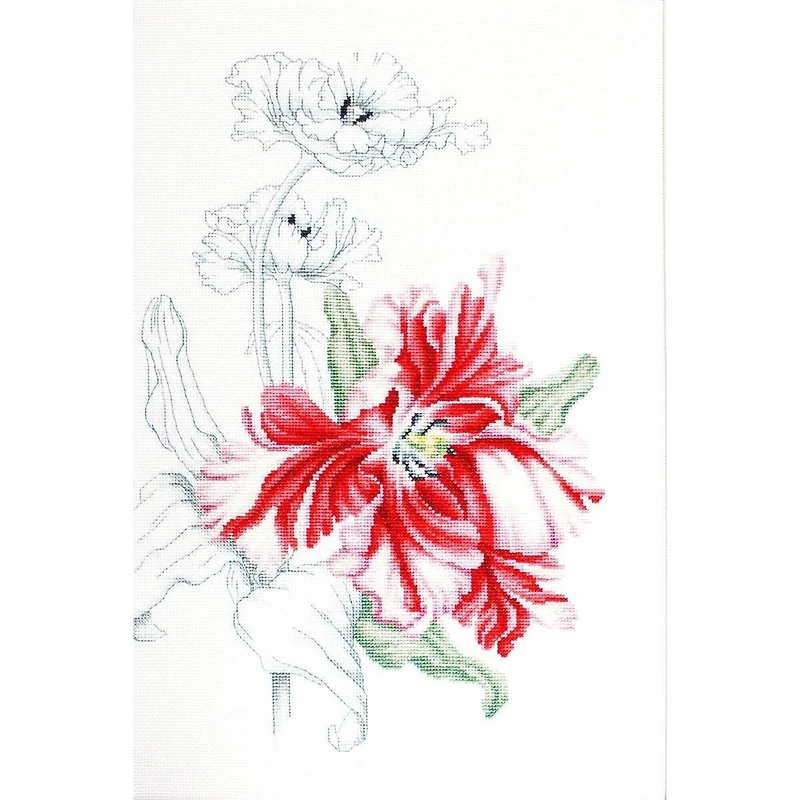 Luca-s Tulips Counted Cross Stitch Kit