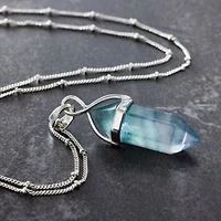 12 Pack: Sedona Rainbow Fluorite Point Pendant by Bead Landing™