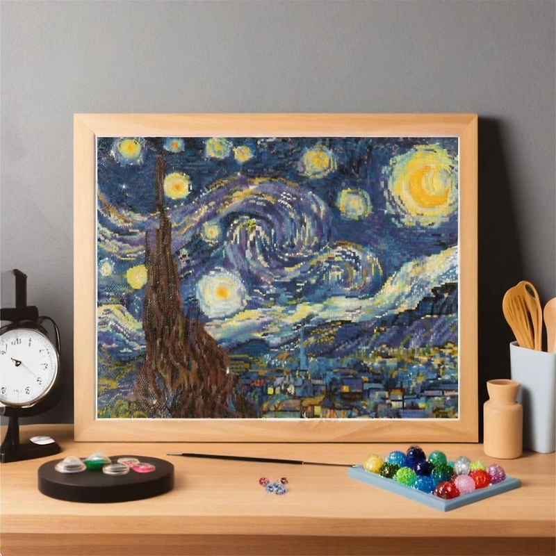 Diamond Dotz® Intermediate Level Starry Night Diamond Painting Kit
