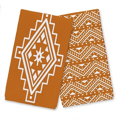 Tribal Diamond 16" x 25" Tea Towel Set of 2