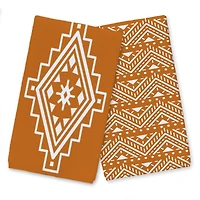 Tribal Diamond 16" x 25" Tea Towel Set of 2