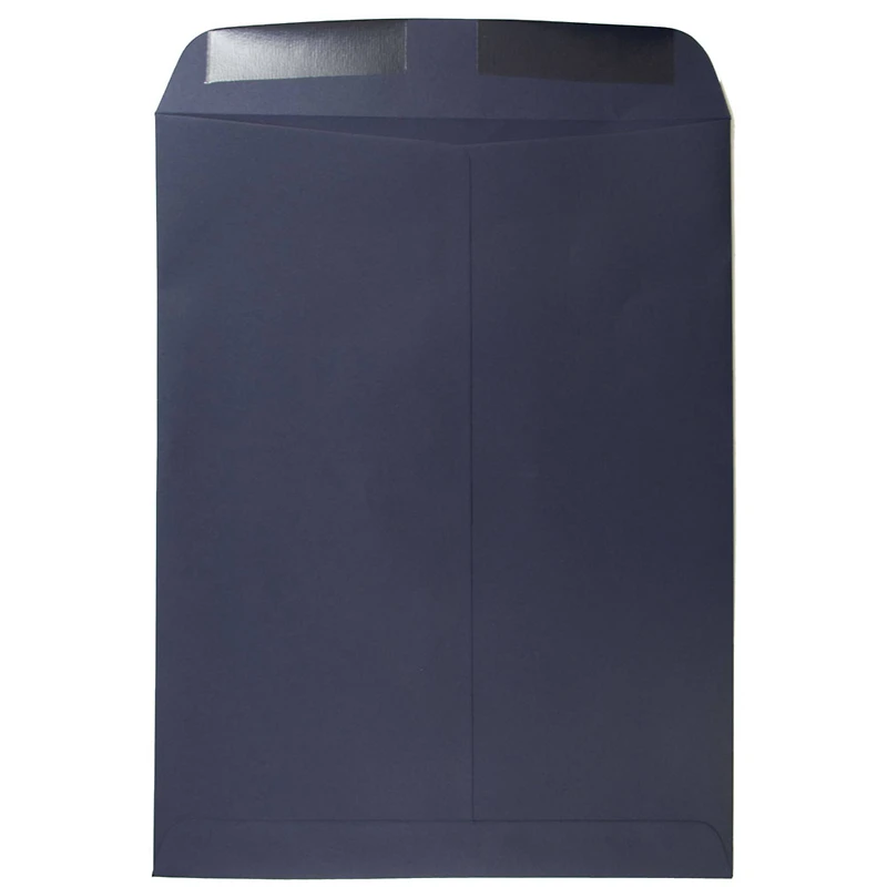 JAM Paper 10" x 13" Navy Open End Catalog Premium Envelopes, 100ct.