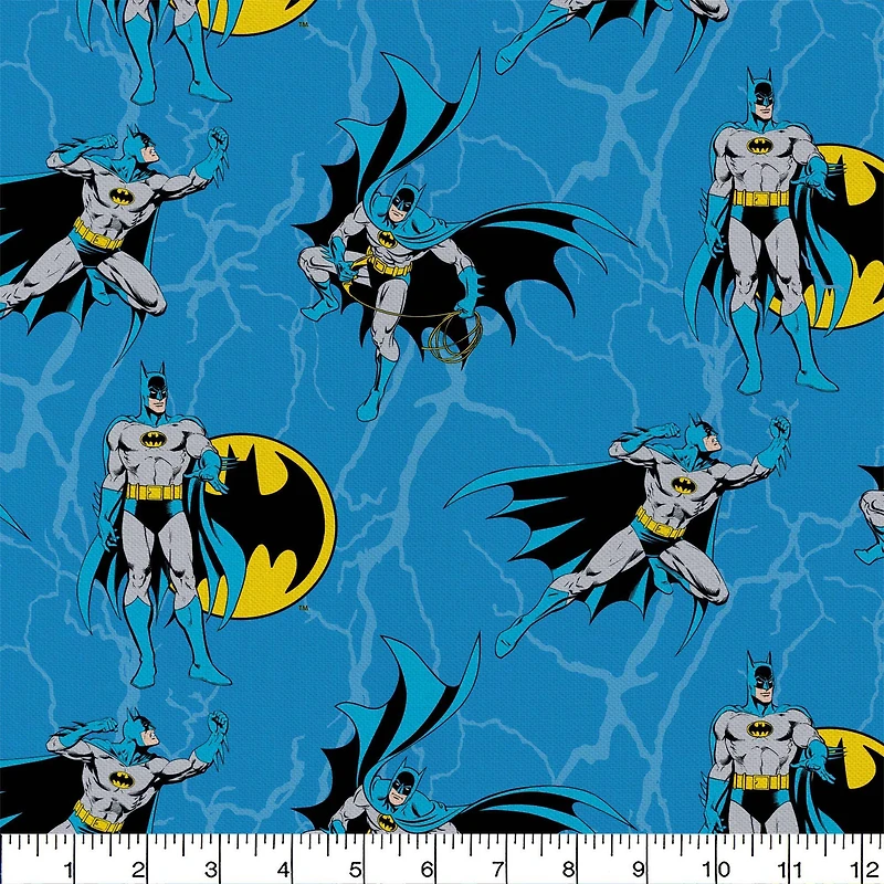Camelot Fabrics DC Comics Batman Rope Cotton Precut, 4ct.