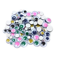 Charles Leonard Peel'n Stick Wiggle Eyes, 6 Packs of 100