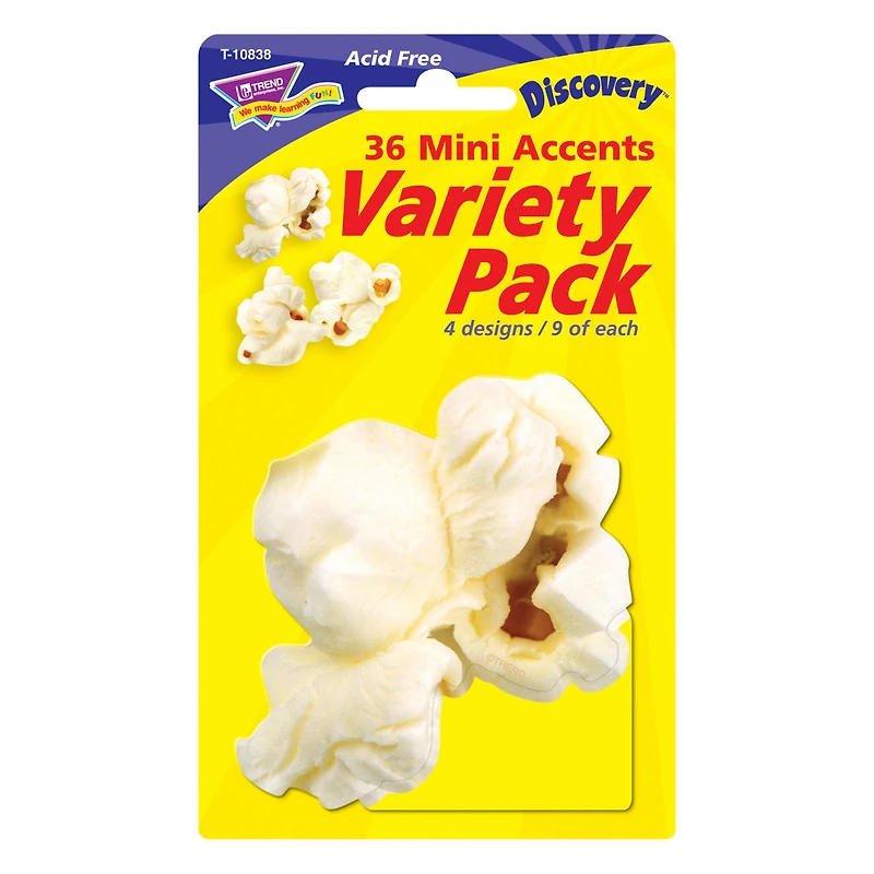 Trend Enterprises® Popcorn Mini Accents Variety Pack
