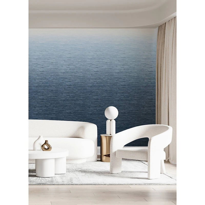 Katie Hunt Blue Ombre Into the Deep Dark Wall Mural