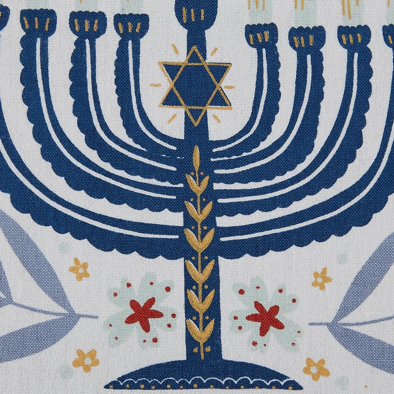 DII® 72" Hanukkah Menorah Reversible Table Runner