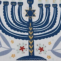 DII® 72" Hanukkah Menorah Reversible Table Runner