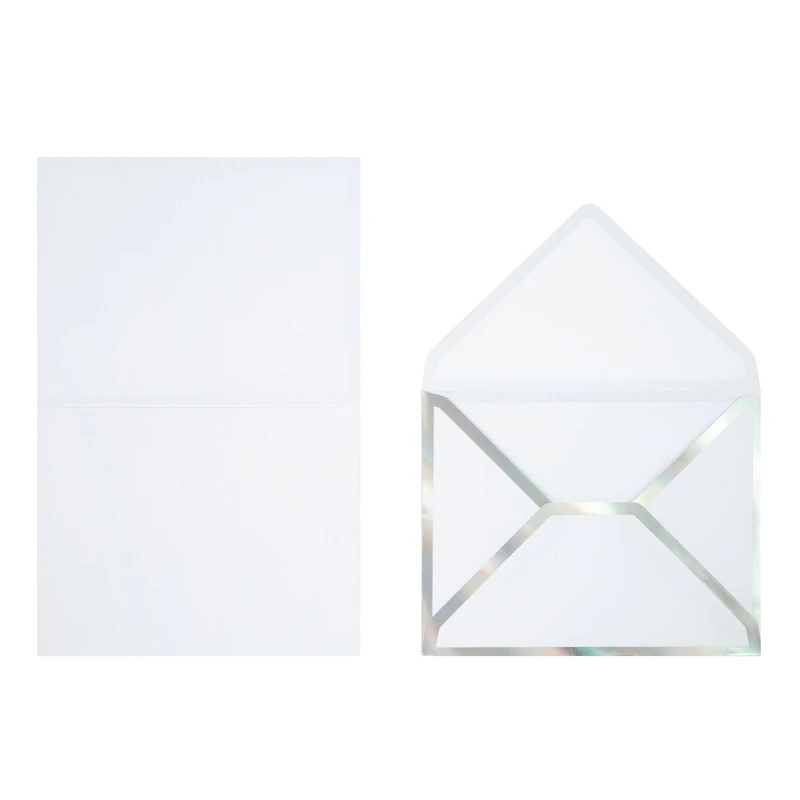 Silver Card & Envelope Set by Recollections™