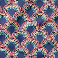 Fabric Editions Floral Rainbow Cotton Fabric