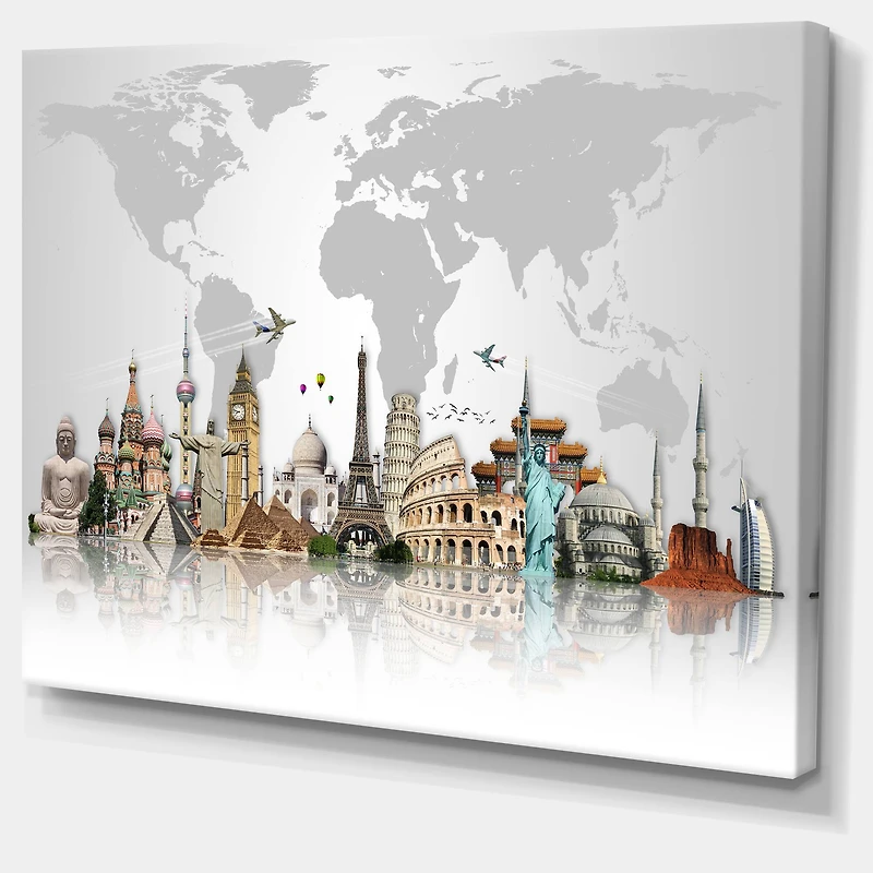 Designart - Famous Monuments Across World