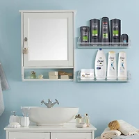 Sorbus 16" Acrylic Bathroom Floating Display Shelves, 2ct.
