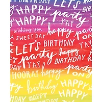 JAM Paper Bold Birthday Design Tissue Paper, 12ct.