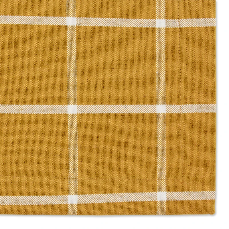 DII® Honey Gold Check Placemats, 6ct.