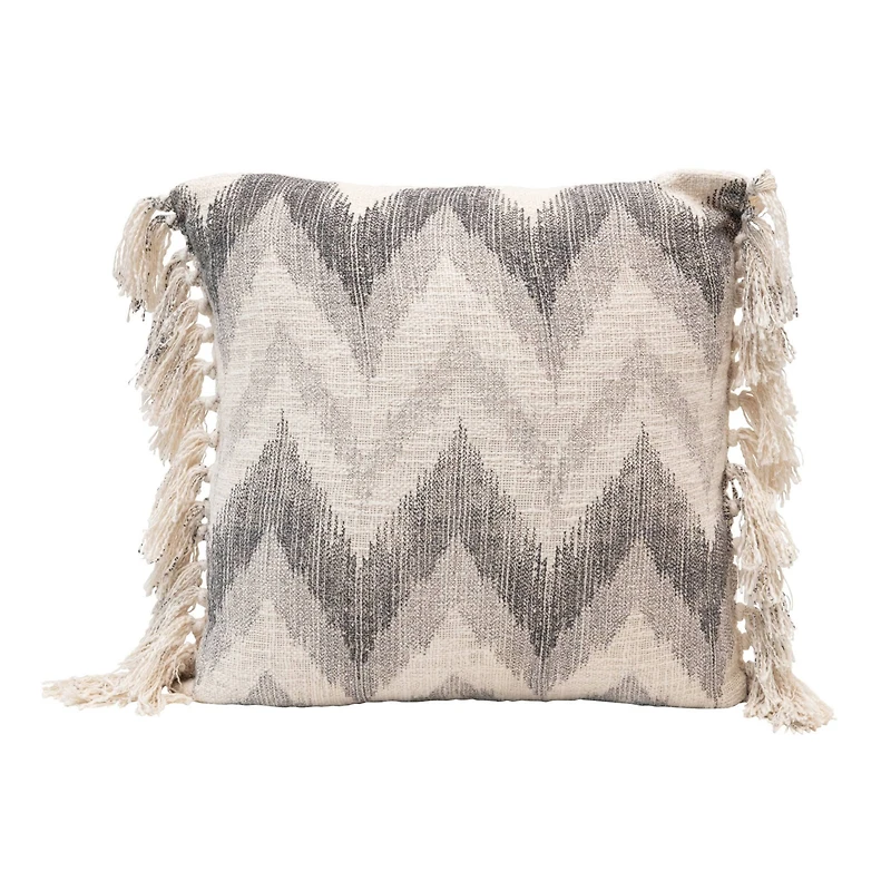 Hello Honey® Stonewashed Chevron Print Cotton Slub Pillow