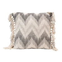 Hello Honey® Stonewashed Chevron Print Cotton Slub Pillow