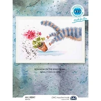 RTO Geranium on the Window Sill Counted Cross Stitch Kit