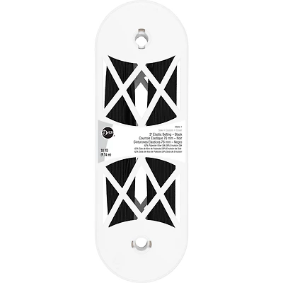 Dritz® 3" Black Elastic Belting for Straps & Handles, 10yd.