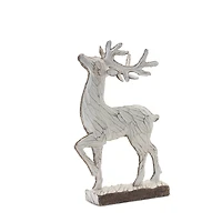Carved Deer Décor Set, 12.5" & 14.5"