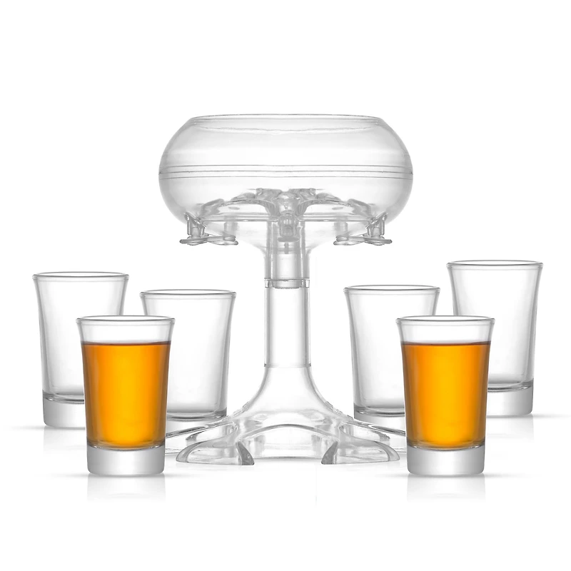 JoyJolt® Drink Dispenser & Shot Glass Set