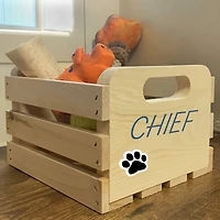 Wilson® Enterprises 8" x 7" x 5.5" Pine Handle Crates, 2ct.