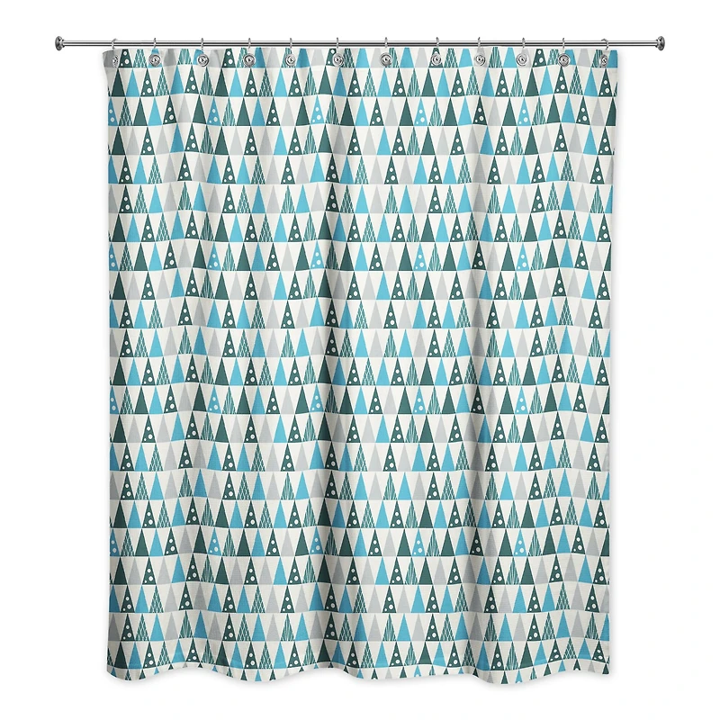 Cool Tree Pattern Shower Curtain