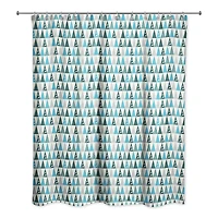 Cool Tree Pattern Shower Curtain