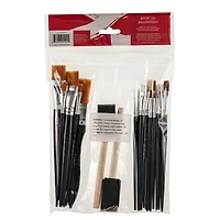 Hello, Artist! 25 Piece Craft Brush Value Pack