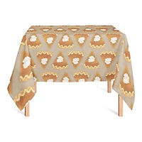 58" Pumpkin Pie Pattern Tablecloth