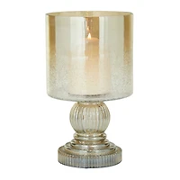 11" Brass Traditional Hurricane Candle Holder