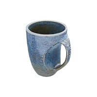Hello Honey® 12oz. Glazed Stoneware Mug with Grip Indent Set, 2ct.