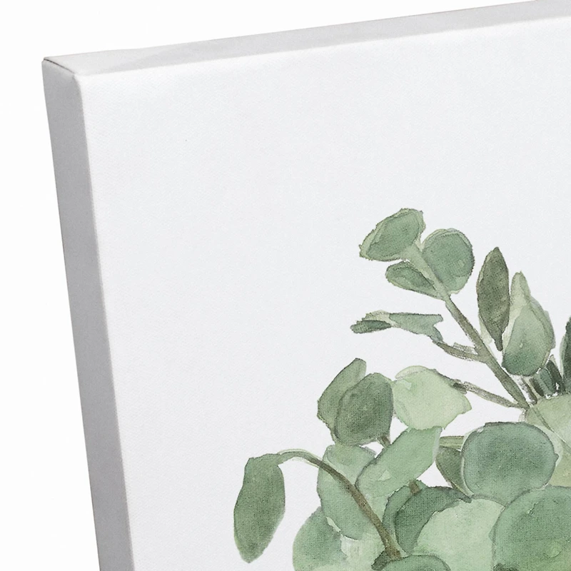 Bucket of Eucalyptus 11" x 14" Canvas Wall Art
